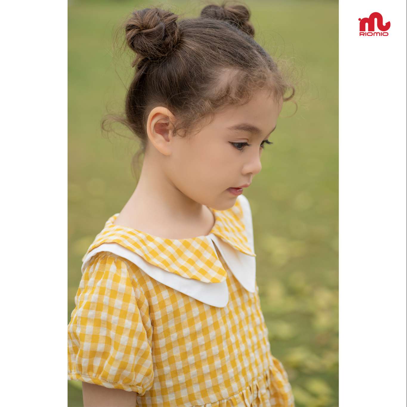 Váy thô kẻ họa tiết trendy RIOMIO size 3-10 tuổi (15-35kg) xinh xắn, dễ thương cho bé đi chơi đi học - RV387