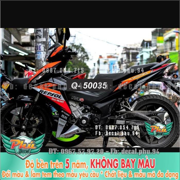 Tem rời Winner Repsol xe đen P -1