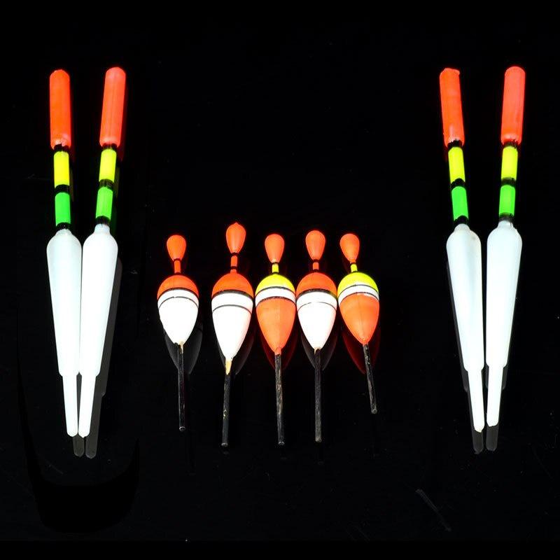 15PCS/Lot Mix Size Color Ice Fishing Float Bobber Set Buoy Boia Floats Fishing Floats Set for Carp Fishing Tackle Accessories