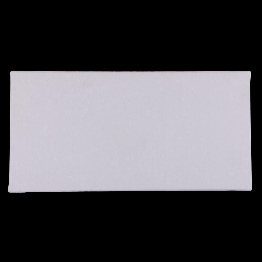 2Pcs Artist Free 8"x 16" Blank White Wooden Frame Canvas Panel Boards
