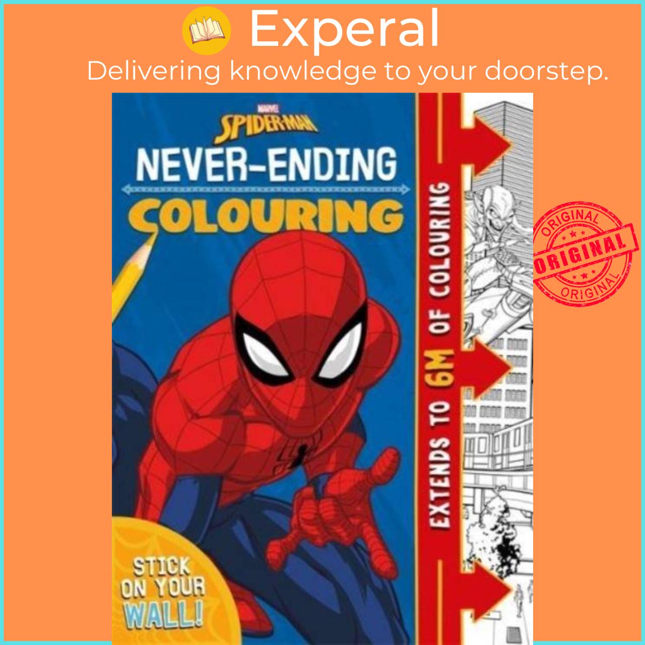 Hình ảnh Sách - Marvel Spider-Man: Never-Ending Colouring by Marvel Entertainment International Ltd (UK edition, paperback)