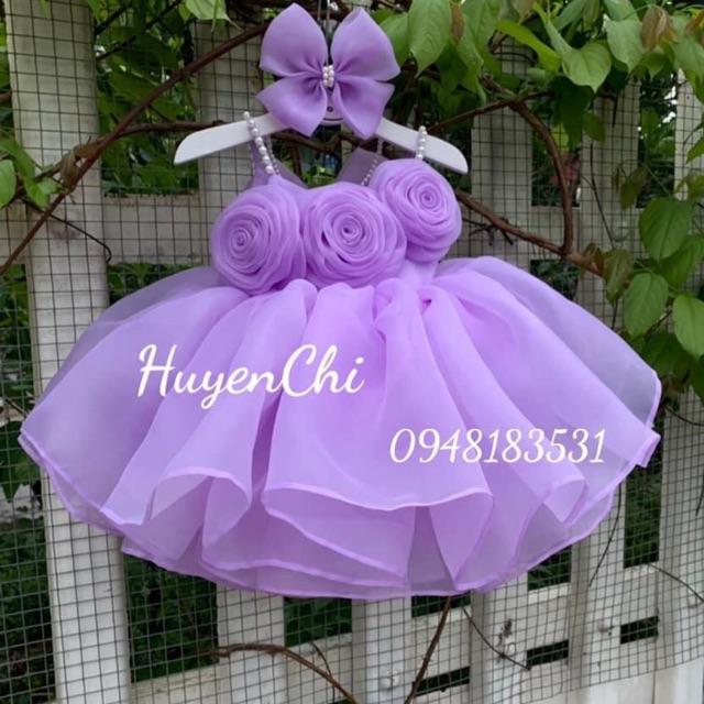 Đầm Yếm 3 bông