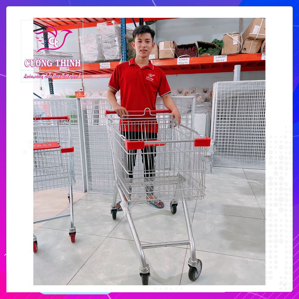 Xe đẩy siêu thị 120L