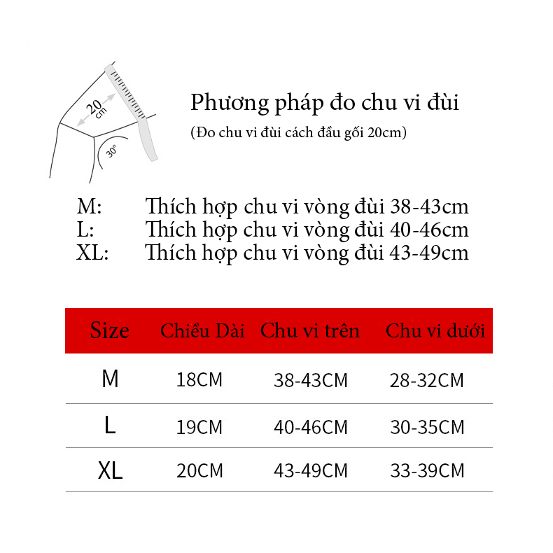 Băng bảo vệ đùi chống căng cơ AOLIKES HDT001