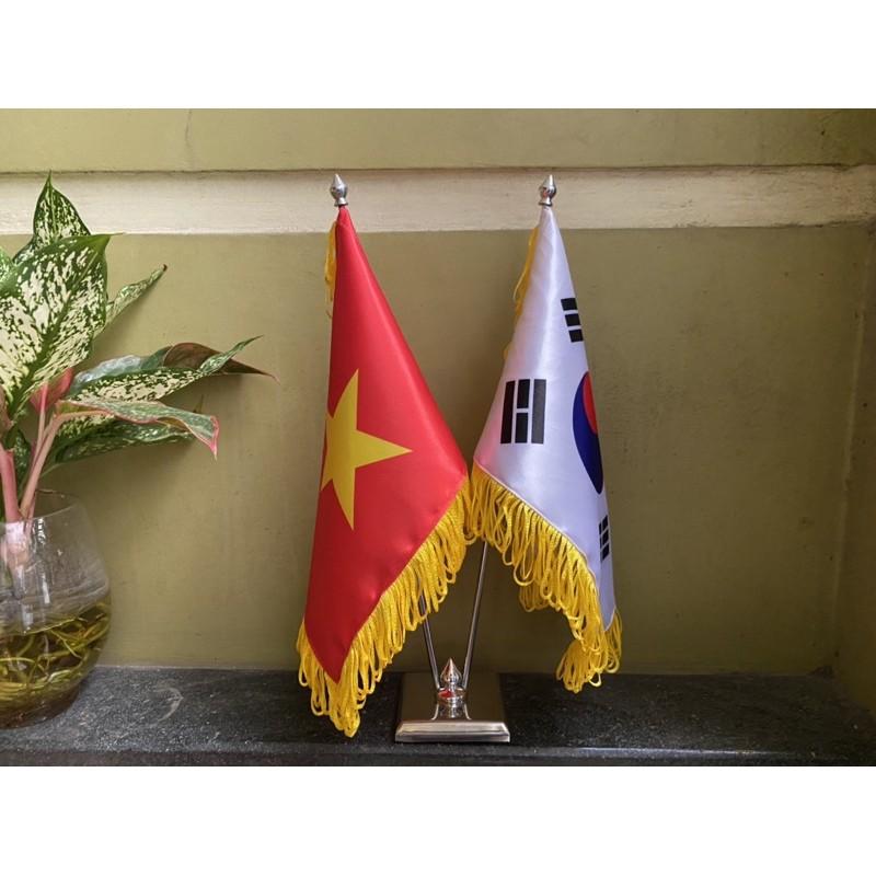 Cờ để bàn Việt Nam- Hàn Quốc