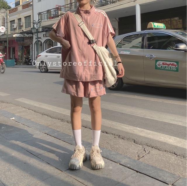 Set thể thao hồng siêu xinh
