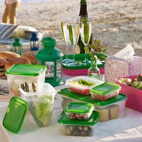Bộ Hộp Nhựa Lạnh 17 Món Cao Cấp, Dùng Được Lò Vi Sóng