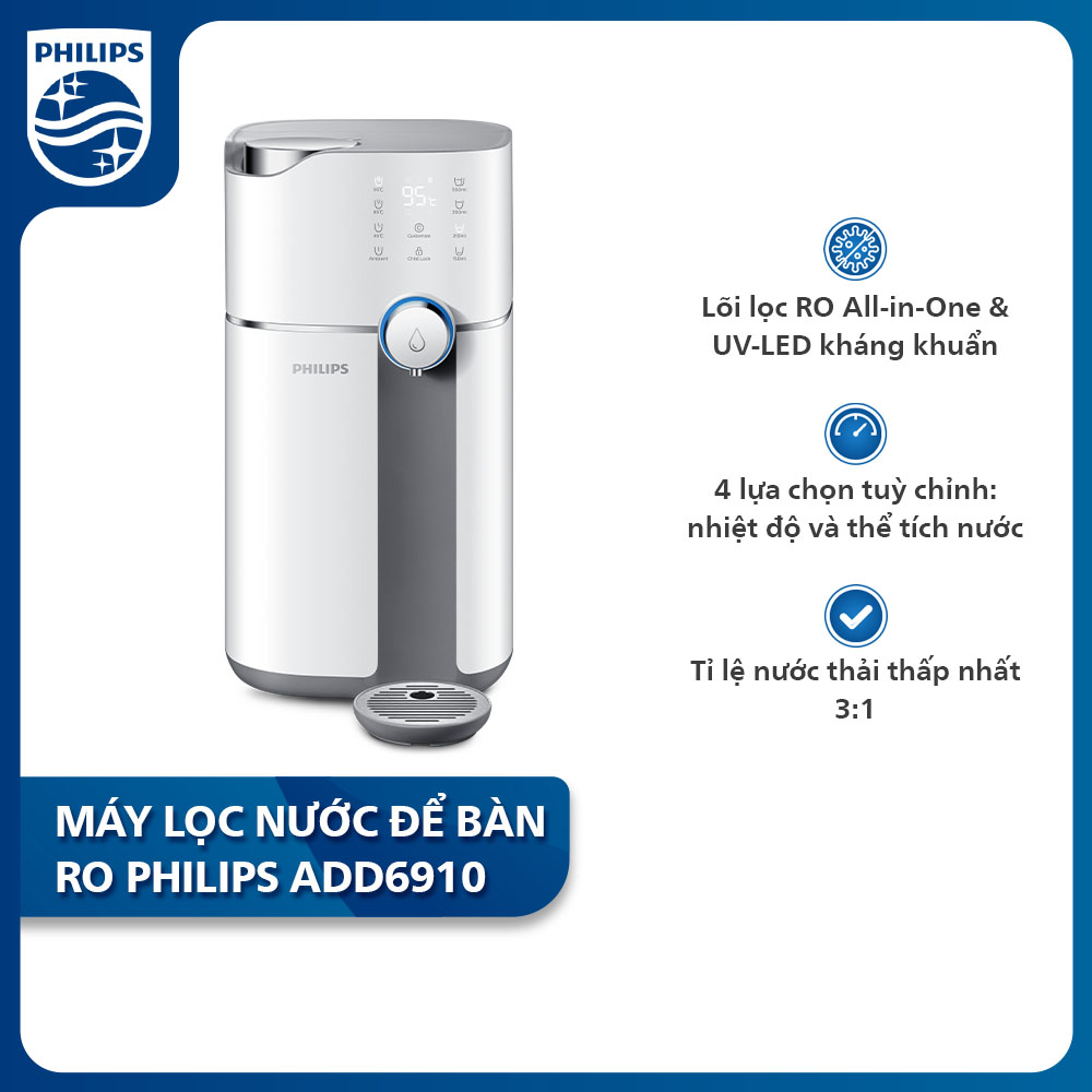 Máy lọc nước để bàn RO Philips ADD6910