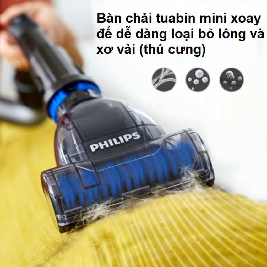 Máy hút bụi cao cấp Philips PowerPro Expert FC9735/81 công suất 1800W - Hàng Chính Hãng, Bảo Hành 2 Năm