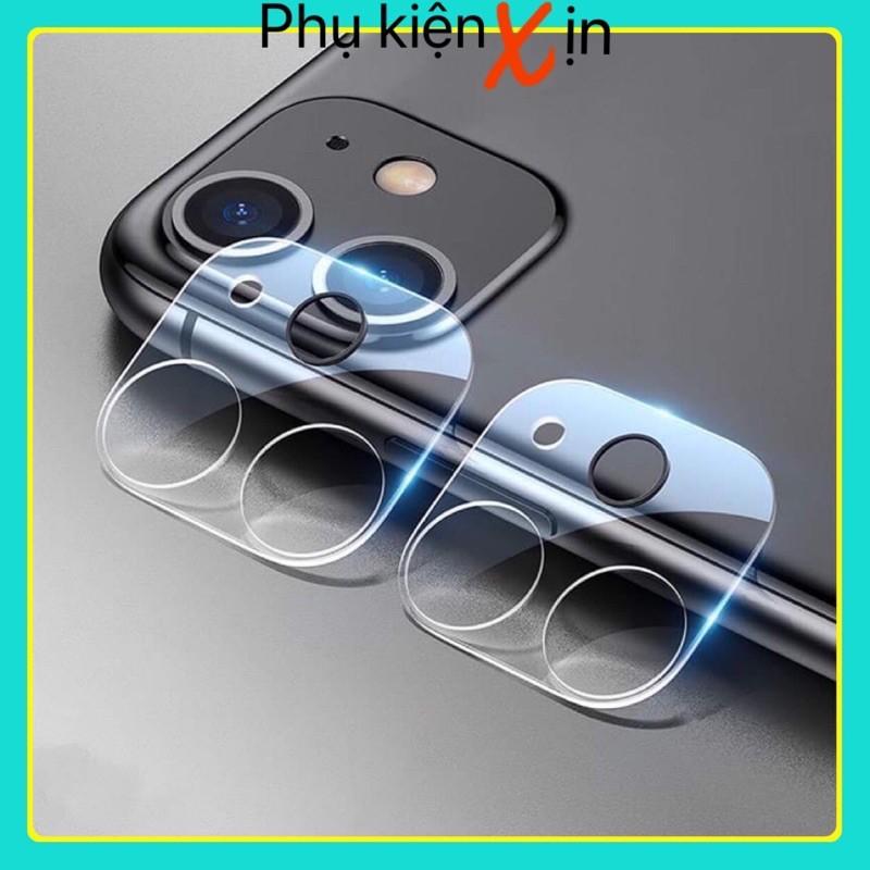 CƯỜNG LỰC FULL CỤM CAMERA DÀNH CHO IPHONE 11 11PRO 11PROMAX 12 12MINI 12PRO 12PROMAX - TRONG SUỐT