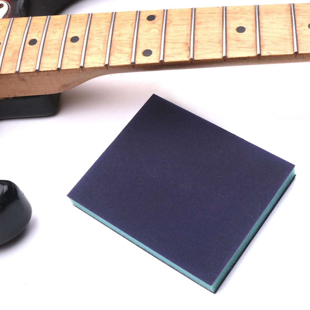 Xốp Đàn Guitar Giấy Nhám Khối Dây Đàn Guitar Giấy Nhám Đàn Guitar Đánh Bóng Dụng Cụ