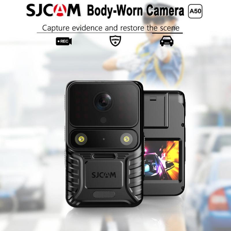 Máy ảnh cơ thể SJCAM A50 DV 4K 30fps IR-CUT GPS hồng ngoại ánh sáng tầm nhìn phát hiện chuyển động không thấm nước thực thi pháp luật