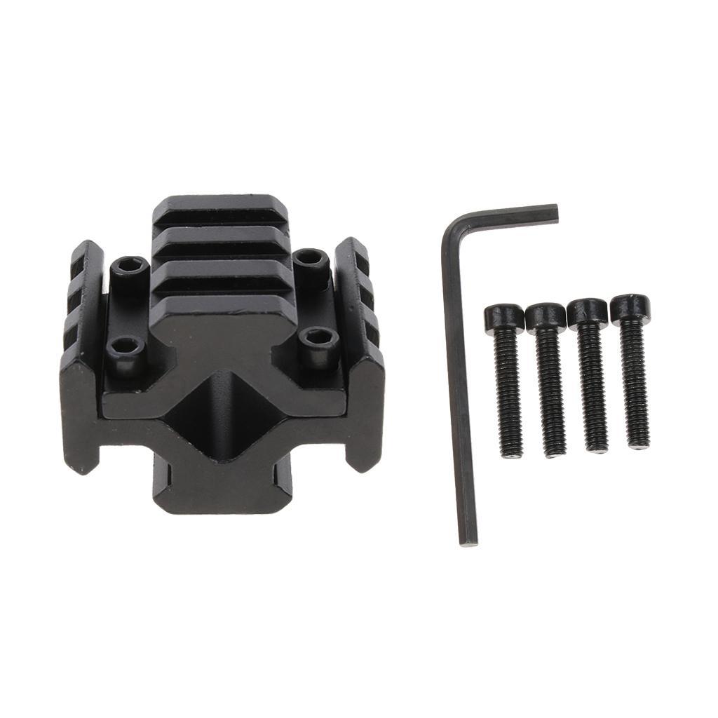 2xUniversal Rail Picatinny Weaver Mount Bracket for Scope Flashlight D