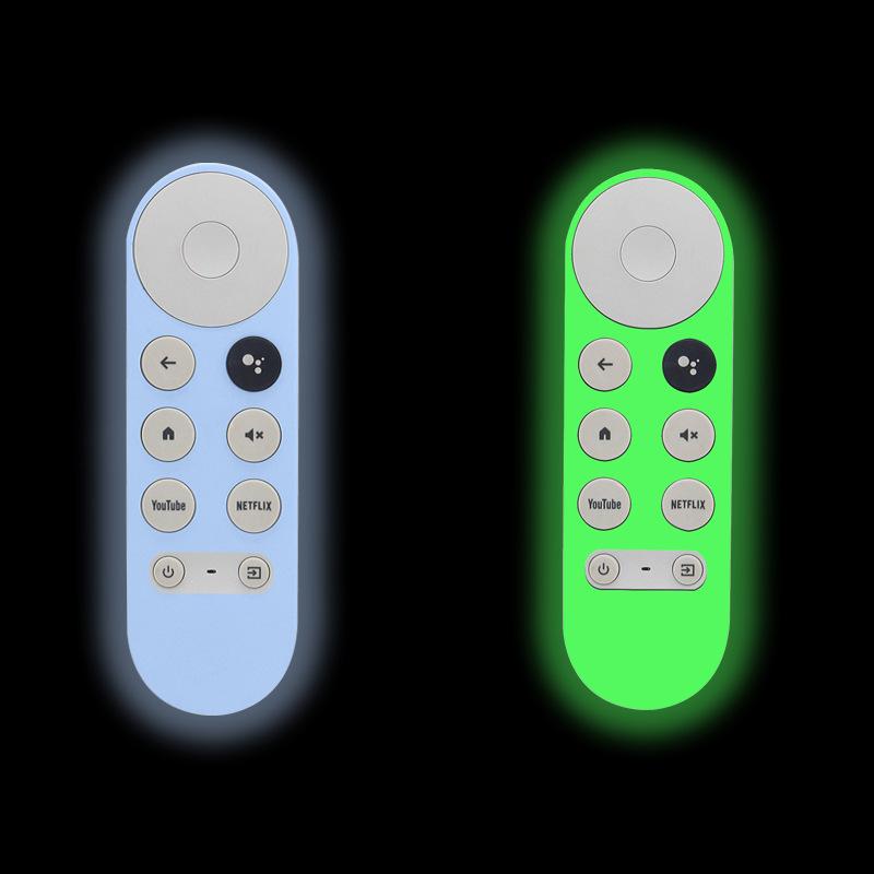 Vỏ Silicon Mềm Chống Trượt Cho Điều Khiển Từ Xa Chromecast Vỏ Bảo Vệ Vỏ Cho Google TV 2020 Điều Khiển Từ Xa Bằng Giọng Nói