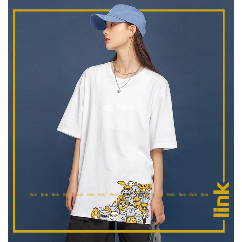 Áo tay lỡ ĐỘI QUÂN NHÍ NHÓ DOODLE dáng rộng unisex