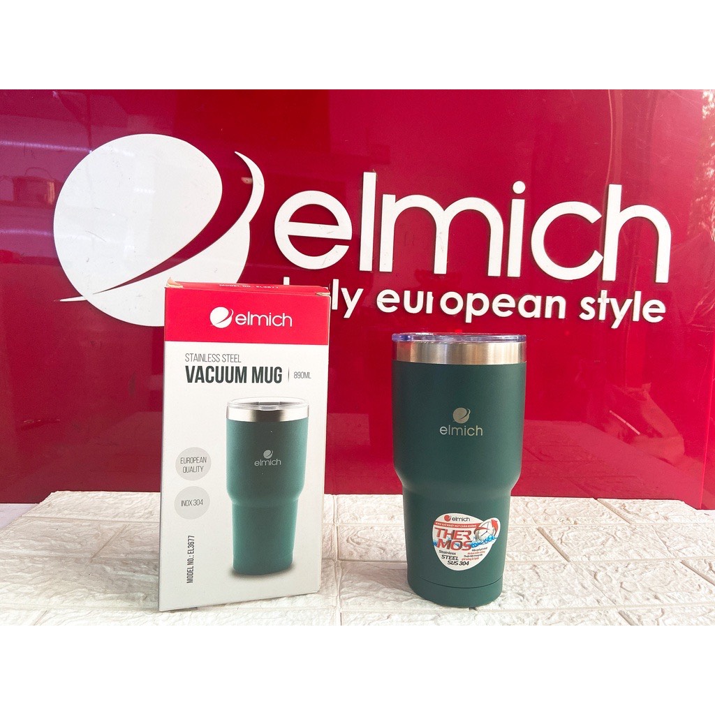 Cốc giữ nhiệt Elmich inox 304 890ml EL3677
