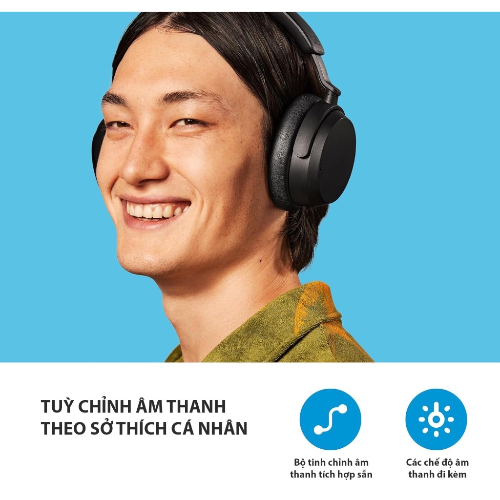 Tai nghe chống ồn chụp tai SENNHEISER ACCENTUM WIRELESS (2023) - Hàng chính hãng Bảo hành 24 tháng