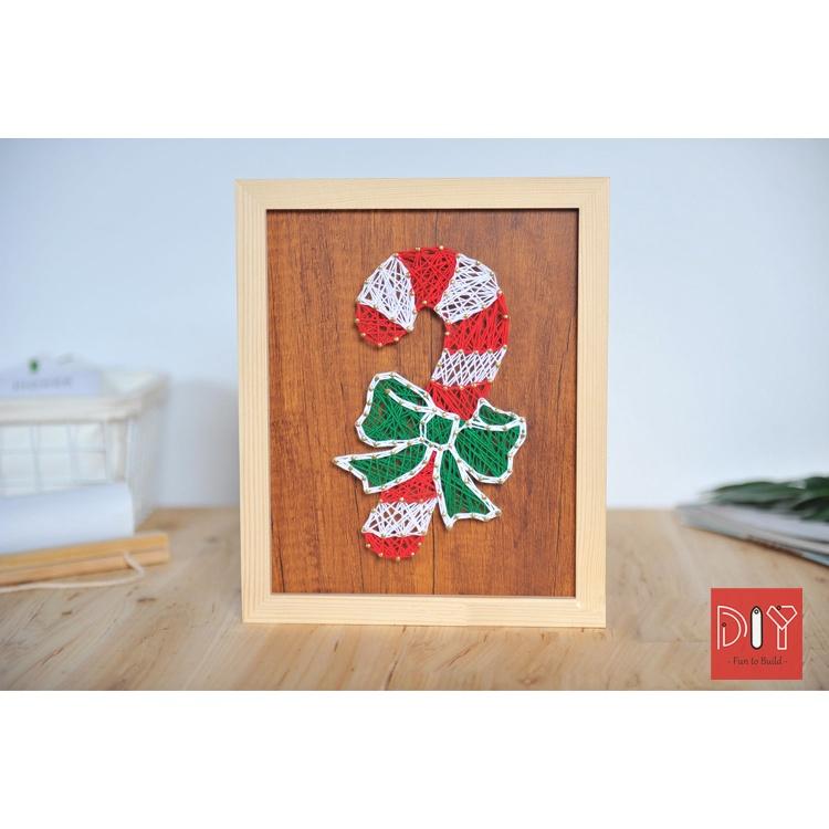 Tranh Chỉ Đinh Tranh Dây - Mẫu Noel Giáng Sinh