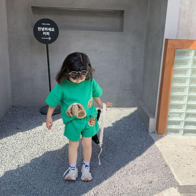 Bộ Gấu 3D bé trai bé gái