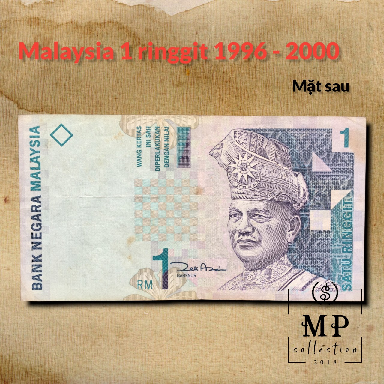 Tiền xưa Malaysia 1 ringgit 1996 2000 chất lượng đã qua sử dụng.