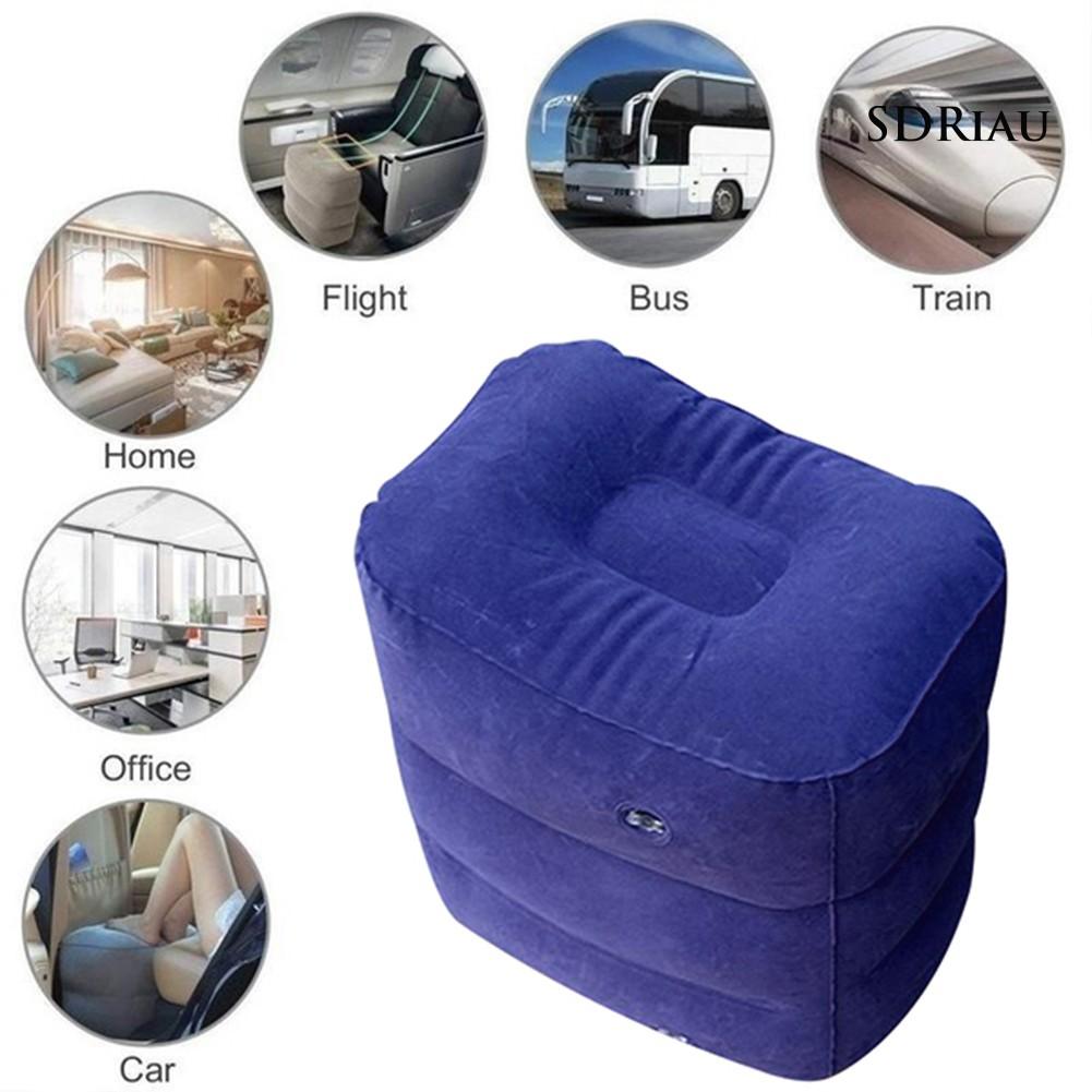 Gối bơm hơi kê chân thư giãn chuyên dụng cho đi máy bay