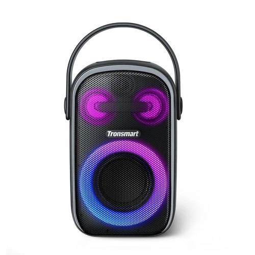 Loa Bluetooth 5.3 Karaoke mini di động TRONSMART HALO 100 SPEAKER – Đèn RGB ấn tượng - Chế độ âm thanh nổi - Hàng chính hãng