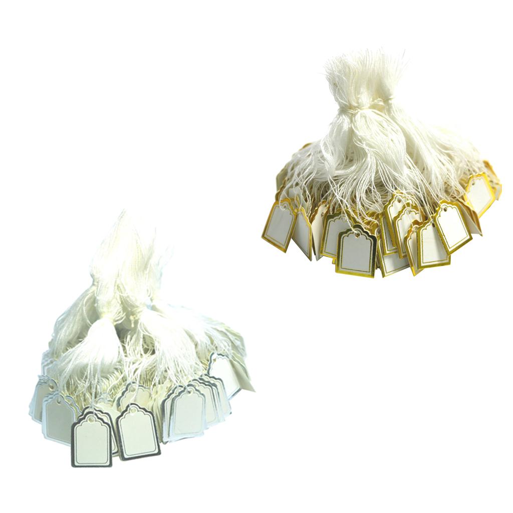 1000 Miếng Dây Treo Nhãn Cột Trên Trang Sức Hiển Thị Giá Quần Áo Thẻ