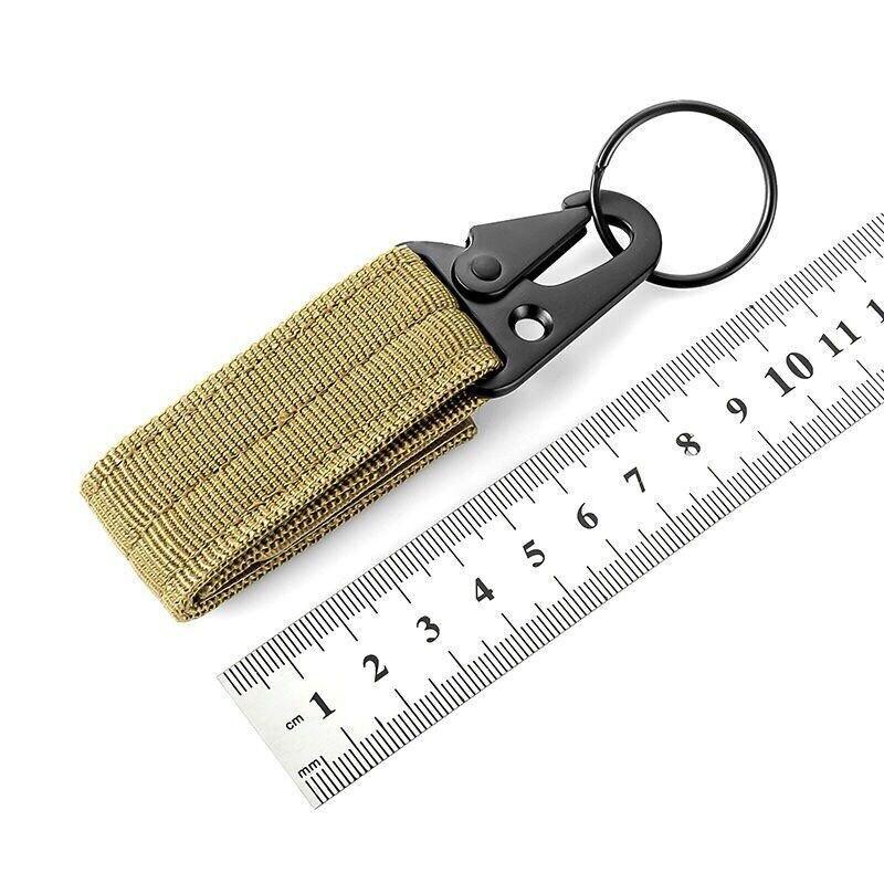 1PC Carabiner High Strength Nylon Key Hook MOLLE Webbing Buckle Hanging System Belt Buckle Hanging Camping Hiking Accessories