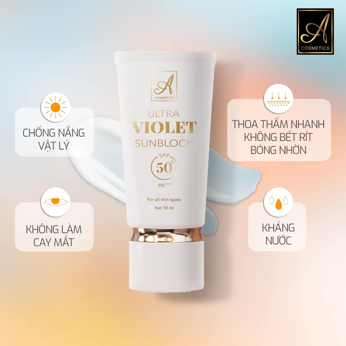 Kem chống nắng ULTRA VIOLET SUNBLOCK SPF 50+ PA+++