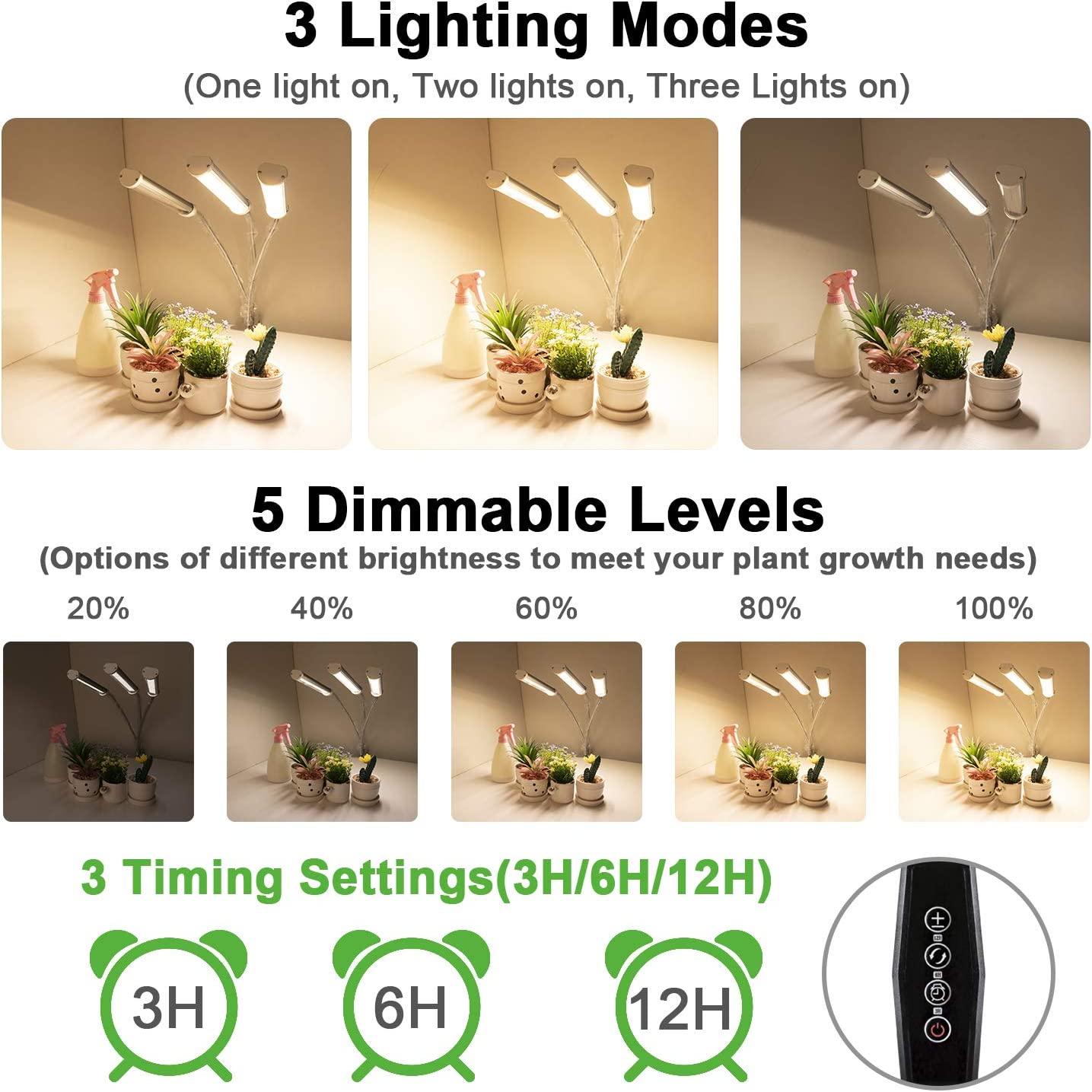 Đèn LED trồng cây, đèn trồng cây trong nhà, đèn trồng cây ban ngày