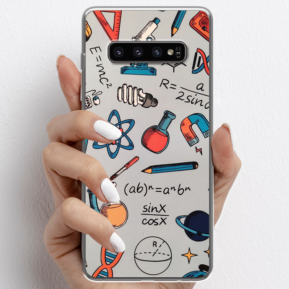 Ốp lưng cho Samsung Galaxy S10, Samsung Galaxy S10 Plus nhựa TPU mẫu Dụng cụ hóa học