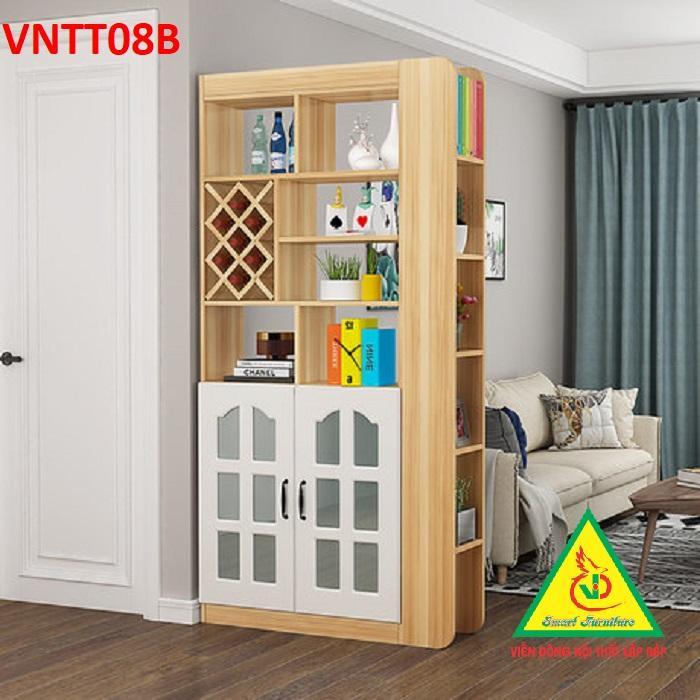 TỦ KỆ TRANG TRÍ KIÊM VÁCH NGĂN VNTT08B - Nội thất lắp ráp Viendong Adv