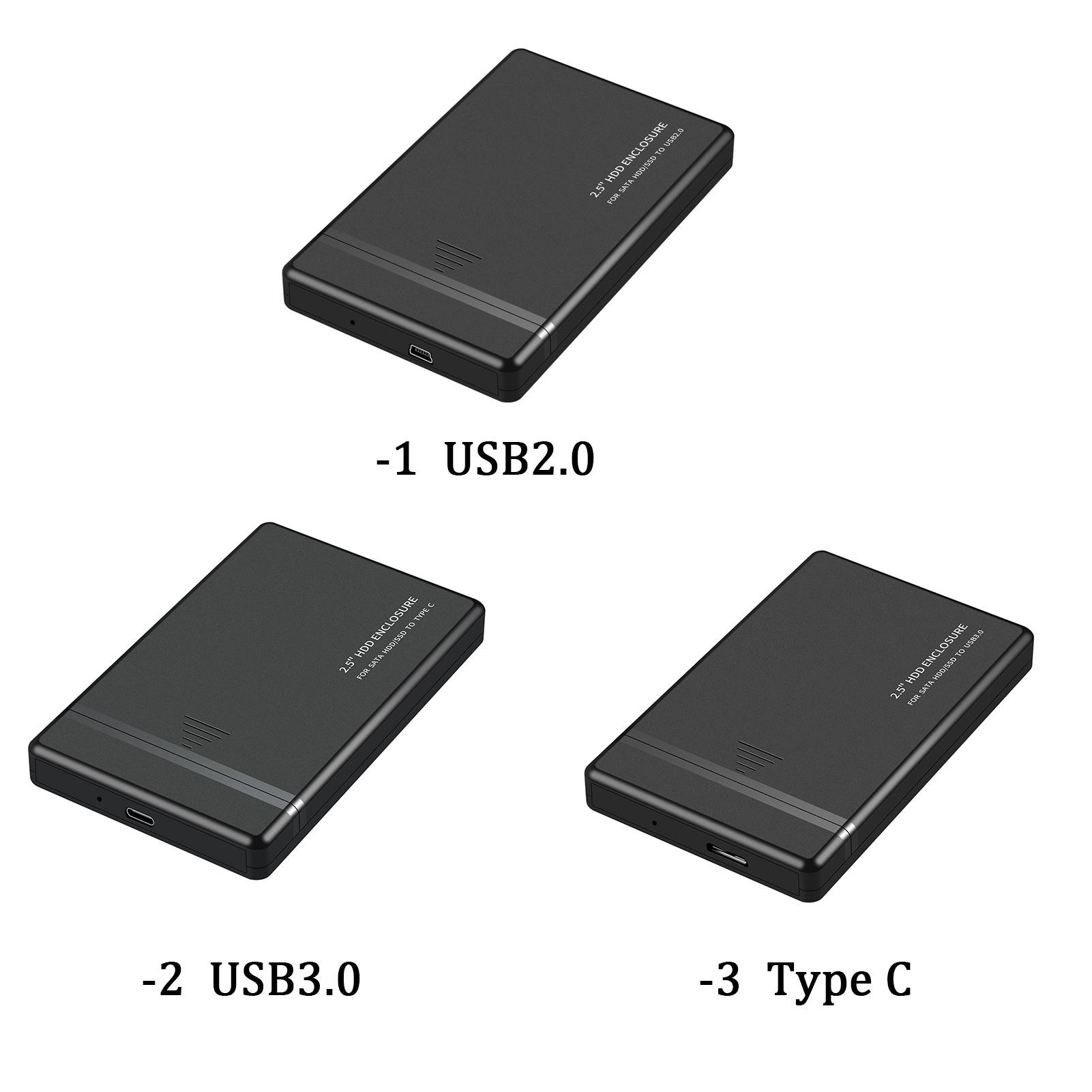 Vỏ bọc ổ cứng HDD 2,5 '' cho SATA HDD / SDD to Type C Cắm và chạy cho Máy tính xách tay di động