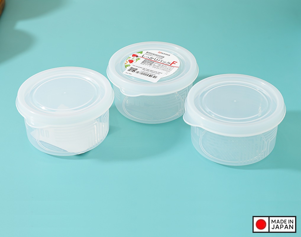 Set 04 hộp chia thức ăn dặm cho bé (70mlx4) hàng nội địa Nhật Bản (Made in Japan)