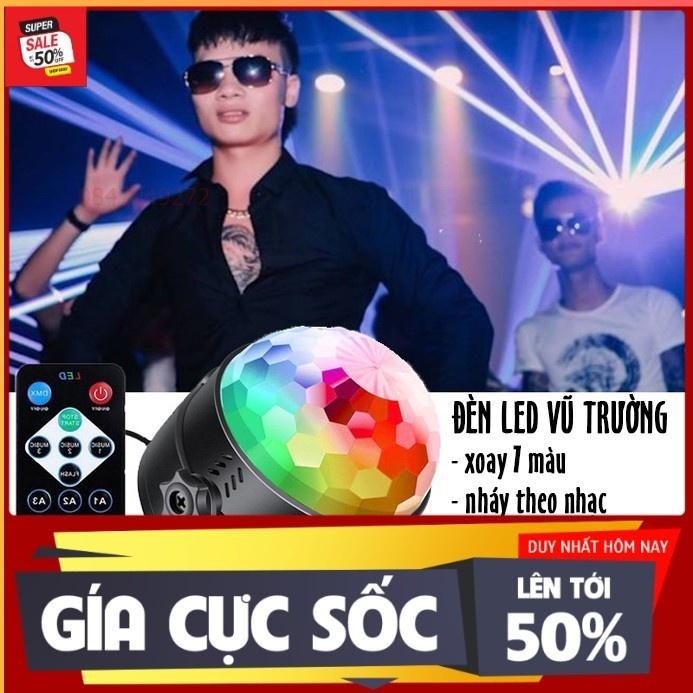 Đèn Led Xoay 7 Màu Vũ Trường Nháy Chớp Theo Nhạc Bay Phòng Sân Khấu Cảm ứng Nhạc Có điều Khiển,party Vui Cùng Người Thân