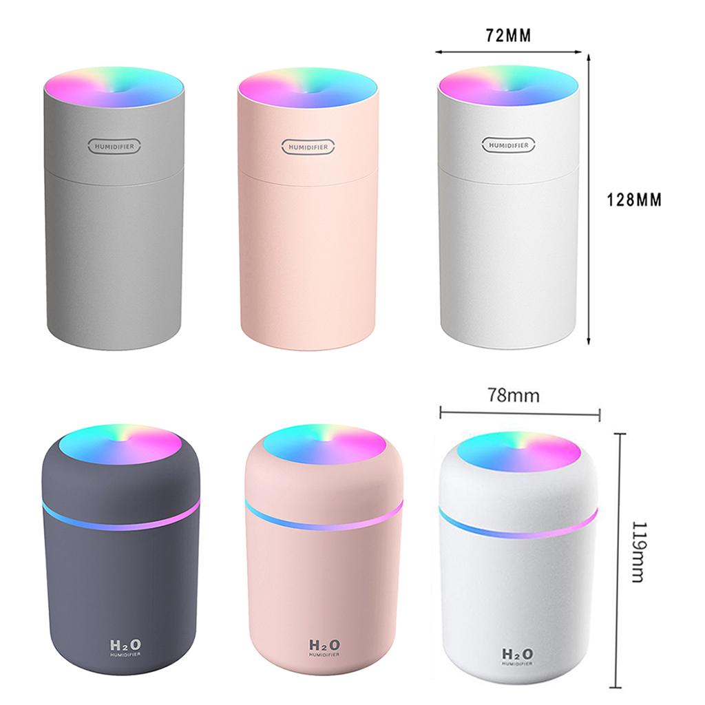 3 Pack Air Humidifier Usb Diffuser Mist Mini Purifier for Yoga Room Office