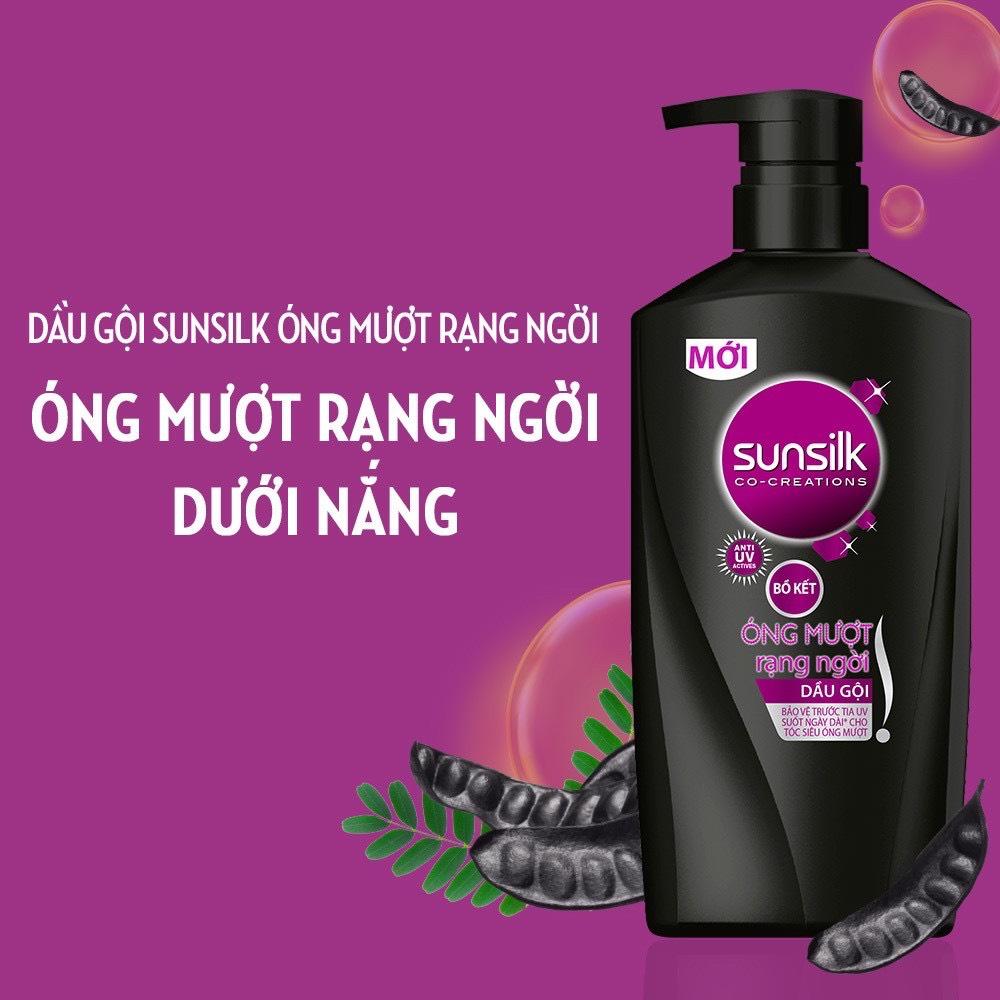 Combo 10 Dầu xả Sunsilk Óng mượt rạng ngời (Đen) 140g