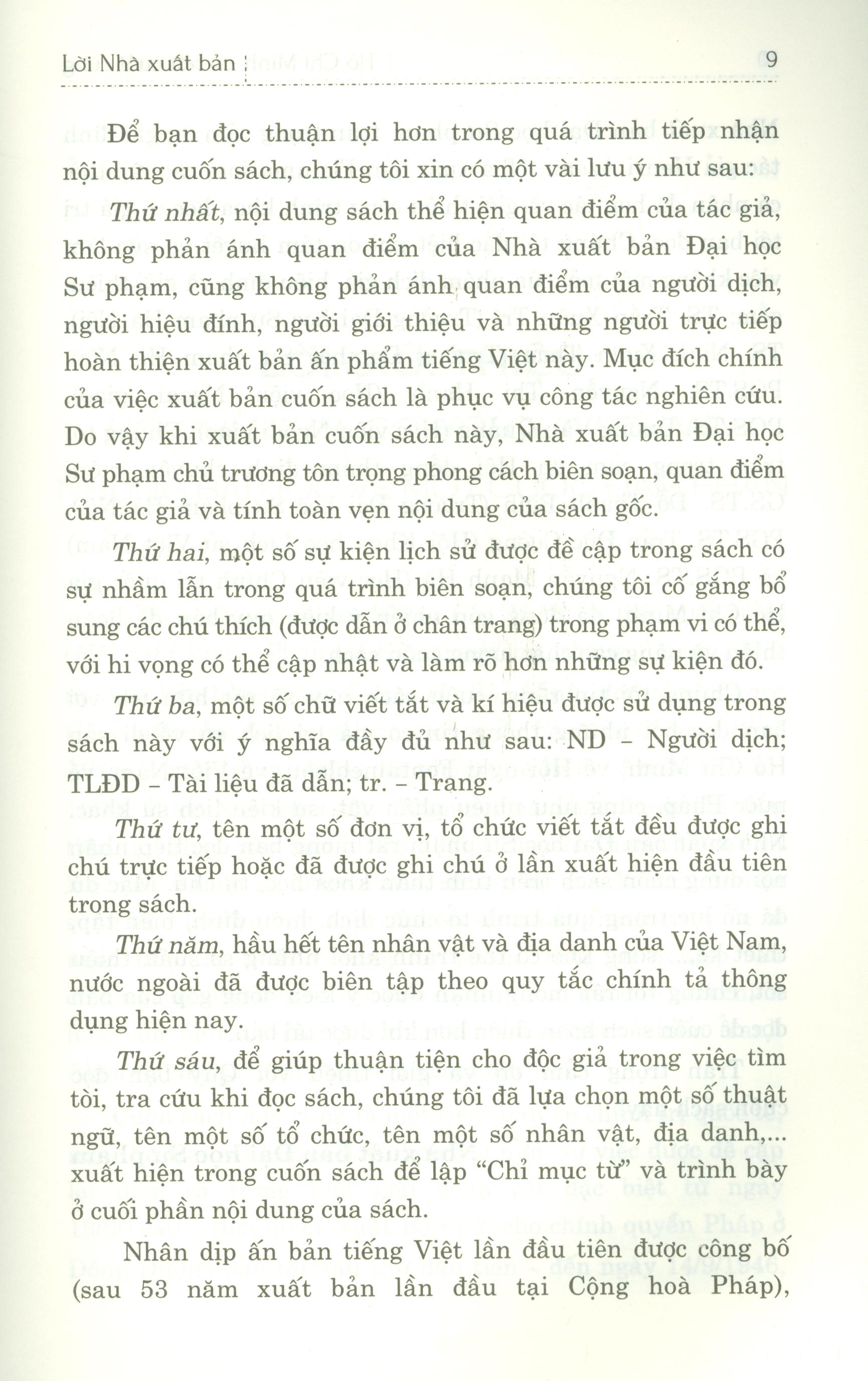 Hồ Chí Minh Cơ Hội Cuối Cùng (Hội Nghị Việt - Pháp Tại Fontainebleau, Tháng 7 Năm 1946) - Bìa mềm