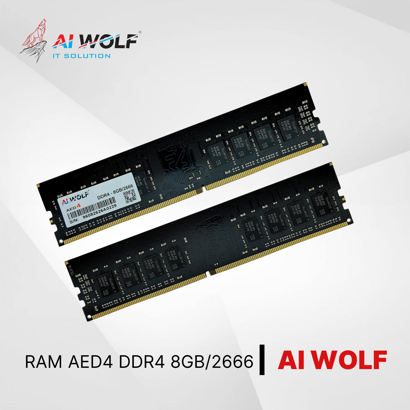 Bộ nhớ RAM PC AIWOLF AED4 DDR4 8GB/2666 – Hàng Chính Hãng