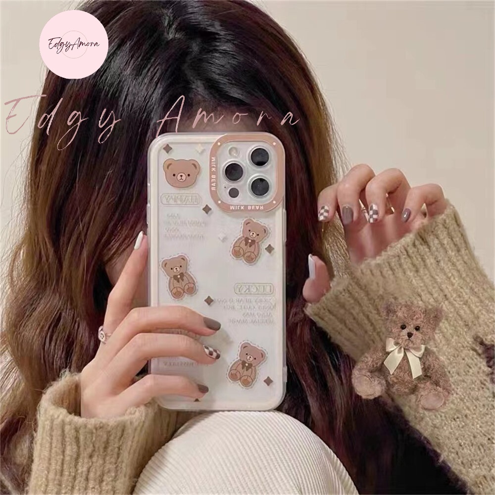 Ốp lưng Iphone chống sốc in hình gấu dành cho Iphone 11 / Phone 11 Pro / Iphone 11 Pro Max / Iphone 12 / Iphone 12 Pro / Iphone 12 Pro Max / Iphone 13 / Iphone 13 Pro / IPhone 13 Pro Max / Iphone 14/ Iphone 14 Pro / Iphone 14 Pro Max