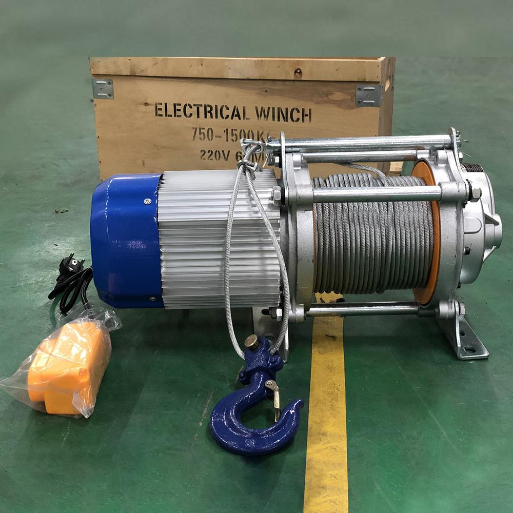 Tời Đất ABG 750-1500Kg 220V 60M - Máy Tời Kéo Mặt Đất Được Chuyên Dùng Kéo Vật Liệu Xây Dựng, Hàng Hóa, Nhà Xưởng - Hàng Chính Hãng (Giao Màu Ngẫu Nhiên)