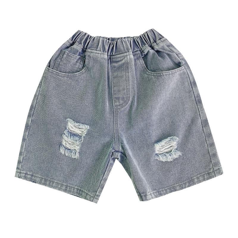 QN8 Size90-150(9-35kg) Quần jean bé trai (Quần short lửng đùi XILIBA) Thời trang trẻ Em hàng quảng châu