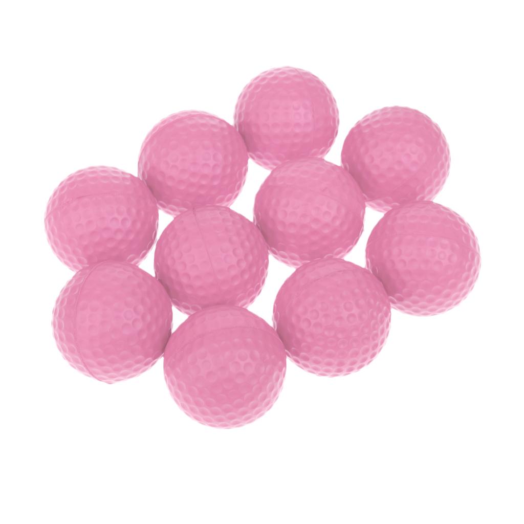 20pcs PU Foam Sponge Golf Training Balls Golf Practice Soft Balls Red/Pink