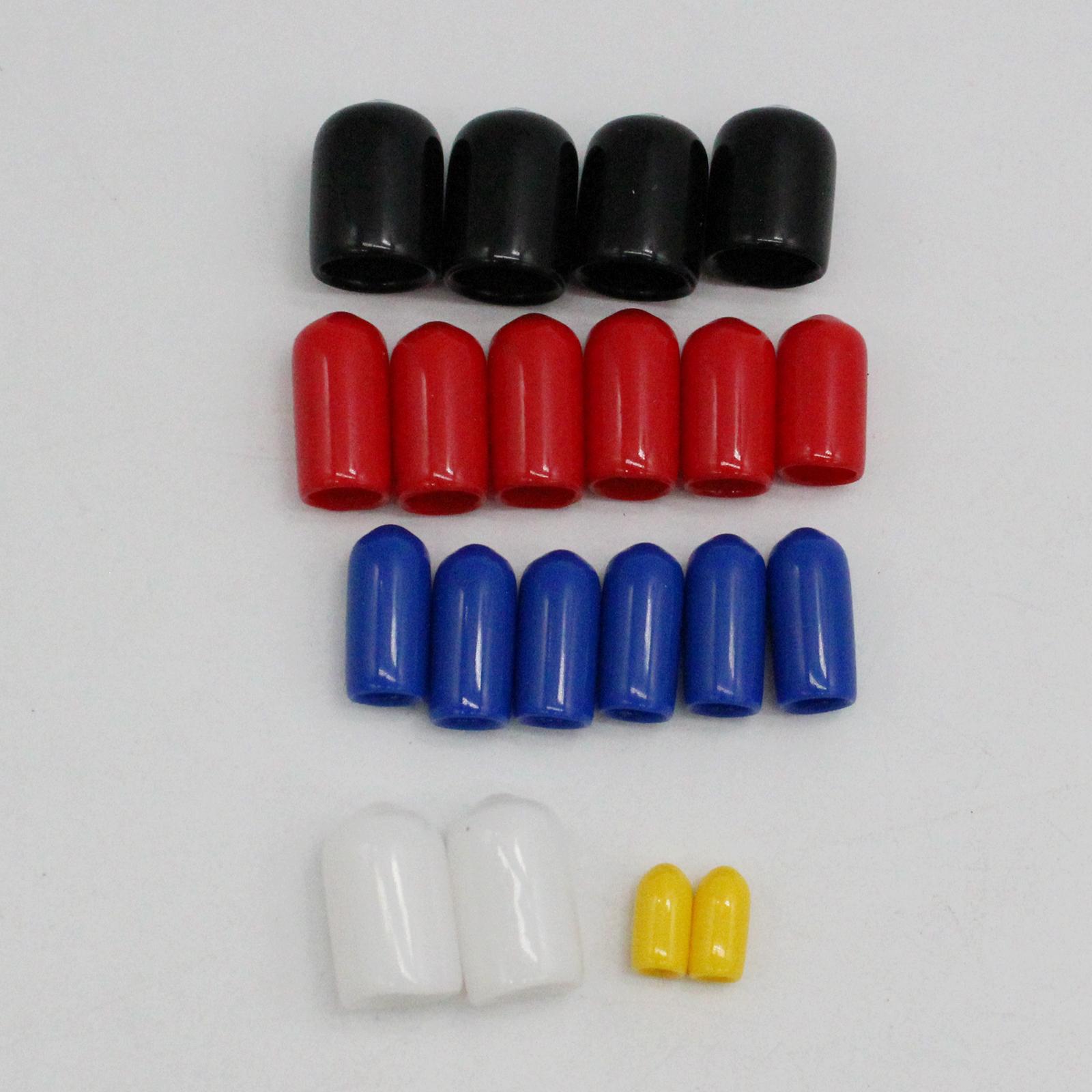 20pcs PVC Vacuum Line Cap Assortment 1/8" 3/16" 1/4" 3/8" 5/16" Set Kit