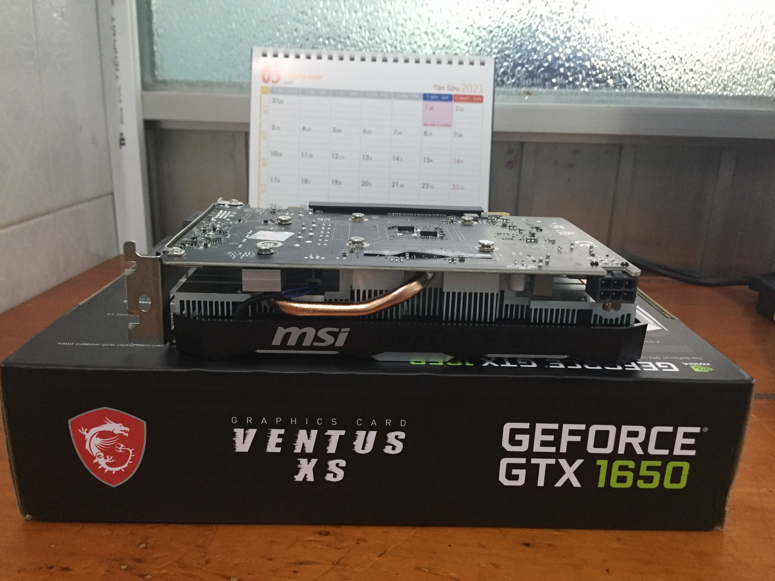 Card màn hình MSI GTX 1650 D6 VENTUS XS 4G OC- Hàng chính hãng