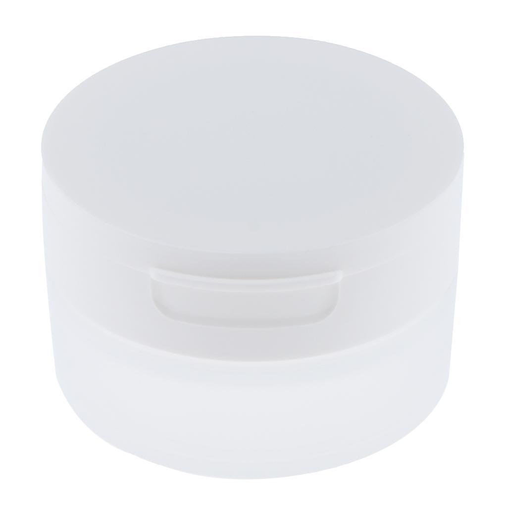 50g 80g Empty Bottle For Cosmetic Loose Powder Jar Case Makeup Pot w/ Mirror