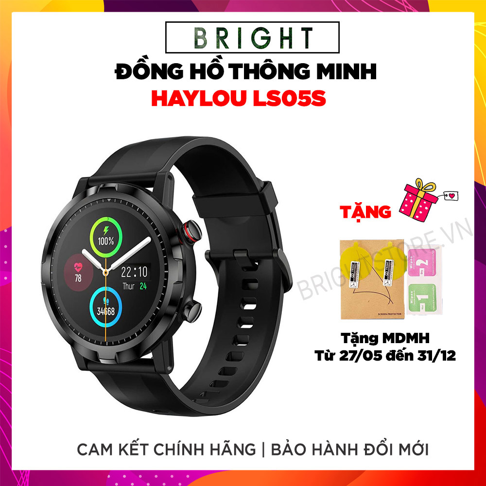 Đồng Hồ Thông Minh Haylou RT LS05S ( Phiên bản nâng cấp của LS05) - Hàng Chính Hãng