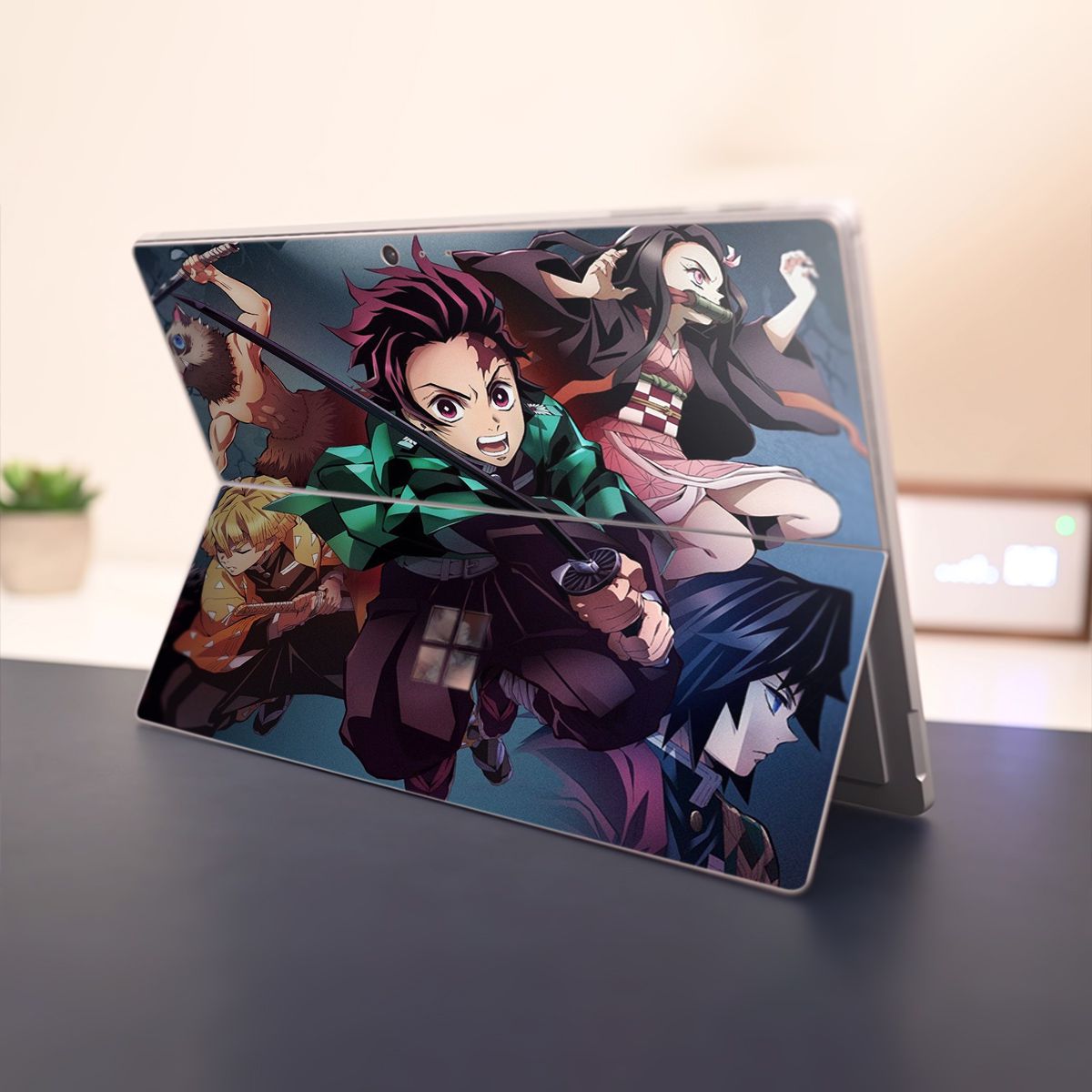 Skin dán hình Kimetsu No Yaiba cho Surface Go, Pro 2, Pro 3, Pro 4, Pro 5, Pro 6, Pro 7, Pro X