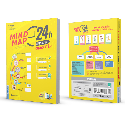 Mind Map 24h English - Học Tiếng Anh Giao Tiếp Thực Chiến Cực Kỳ Hiệu Quả Thông Qua Sơ Đồ Tư Duy (Phiên Bản Giới Hạn)