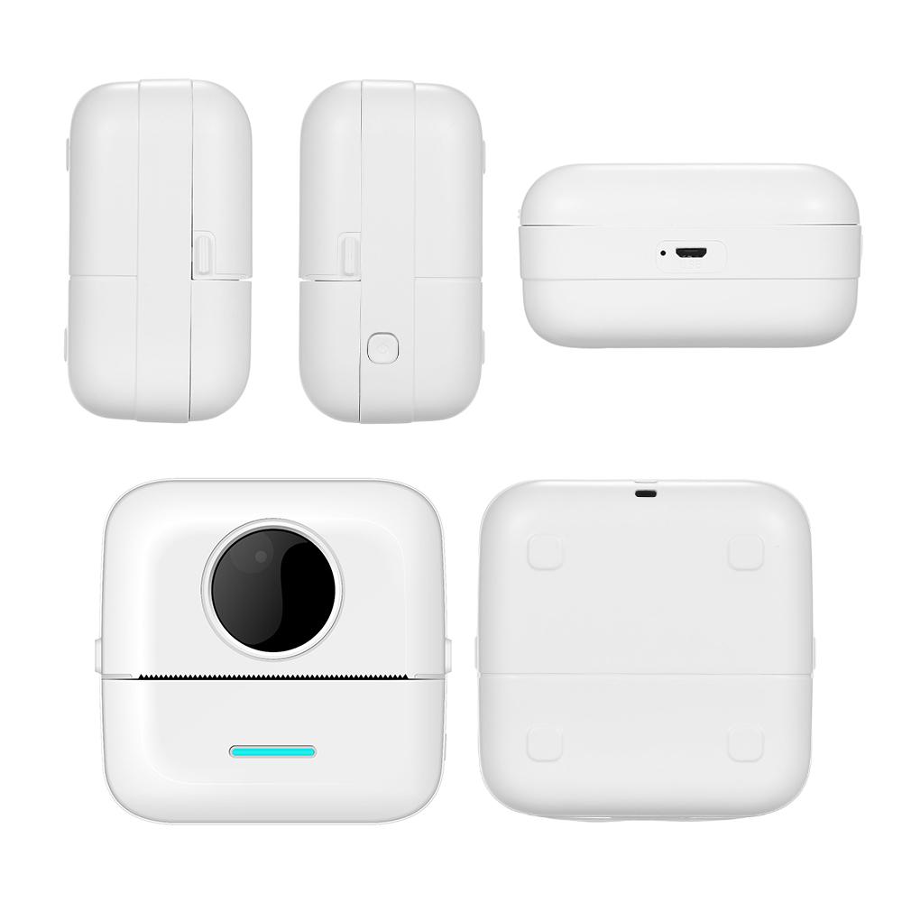 X5 Portable Mini Pocket Printer Wireless BT Thermal Printer Photo Notes Errors Memo Thermal Printer Simple Operation